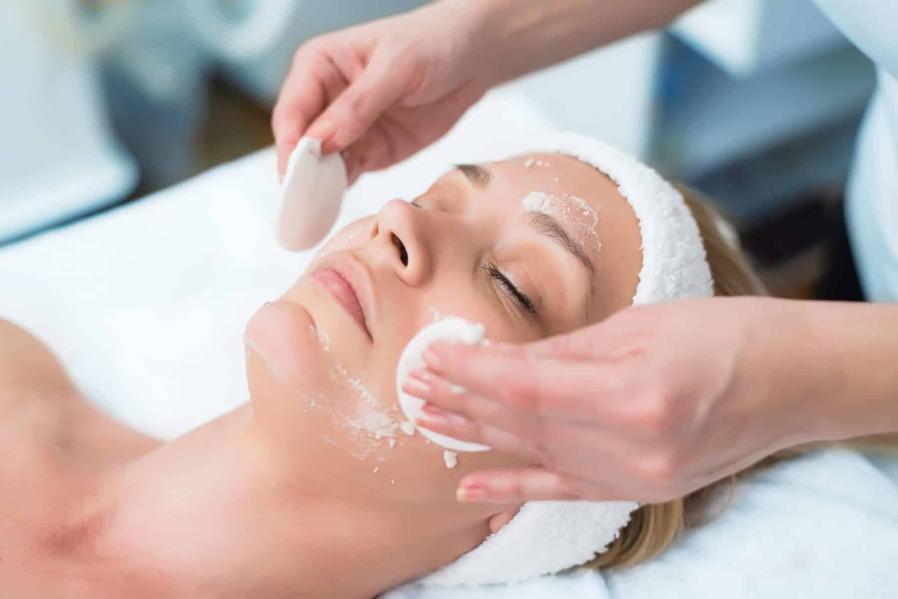 What conditions does a chemical peel treat?