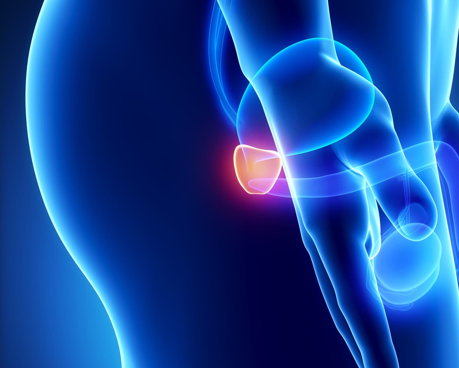 What are the treatment options for enlarged prostate glands?