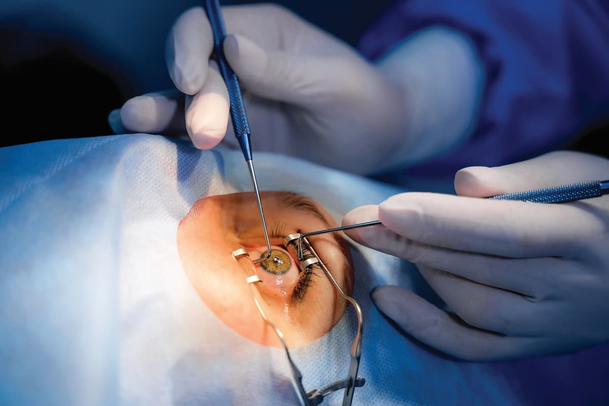 What is an eye color change surgery?