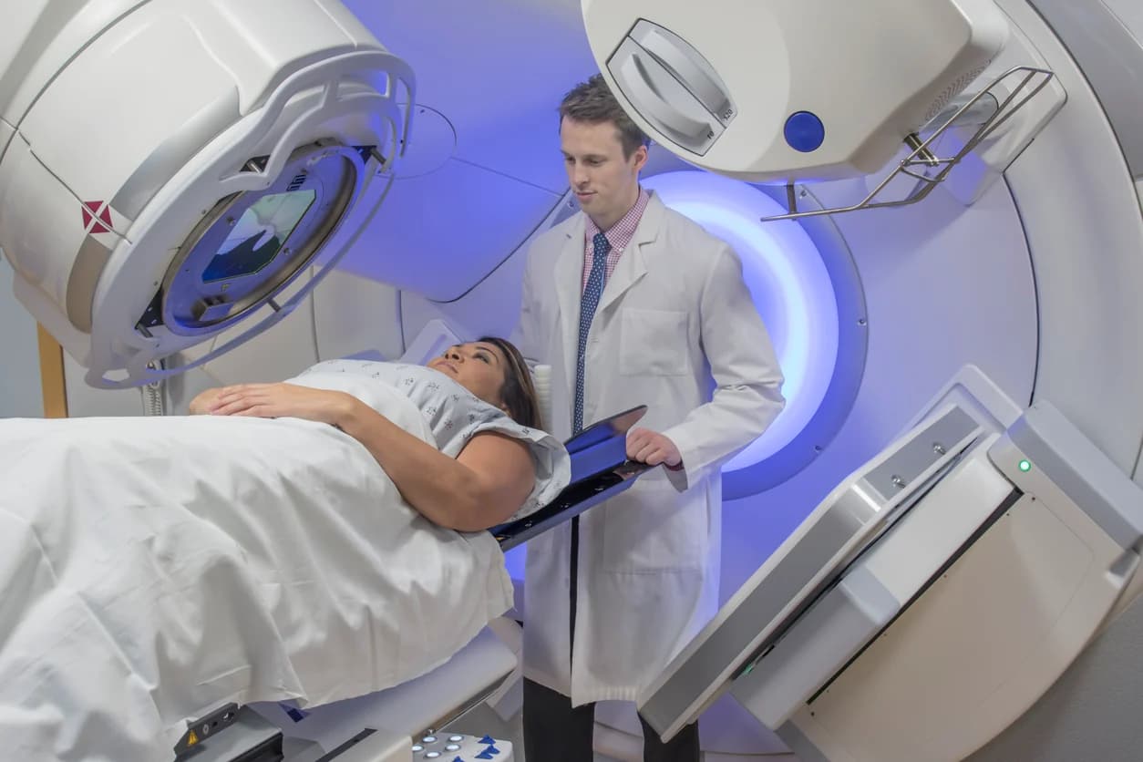 What cancers are treated with radiation therapy?